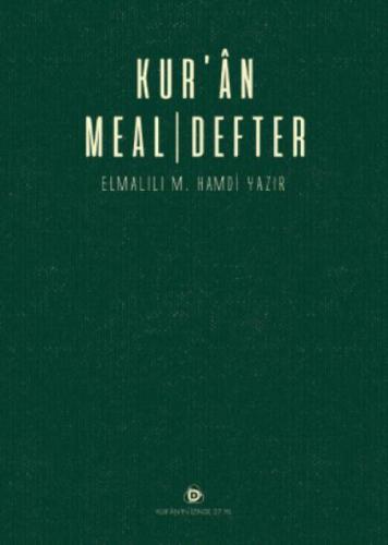 Kur'an Meal Defter  Frontansicht 1