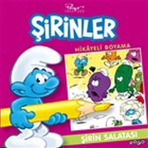 Şirin Salatası Hikayeli Boyama - Şirinler  Frontansicht 1