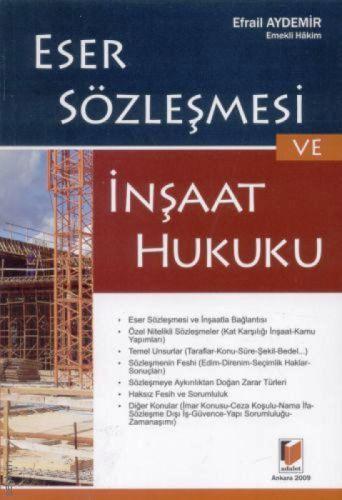 Eser Sözleşmesi ve İnşaat Hukuku  Frontansicht 1