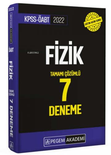 2022 KPSS ÖABT Fizik Tamamı Çözümlü 7 Deneme  Frontansicht 1