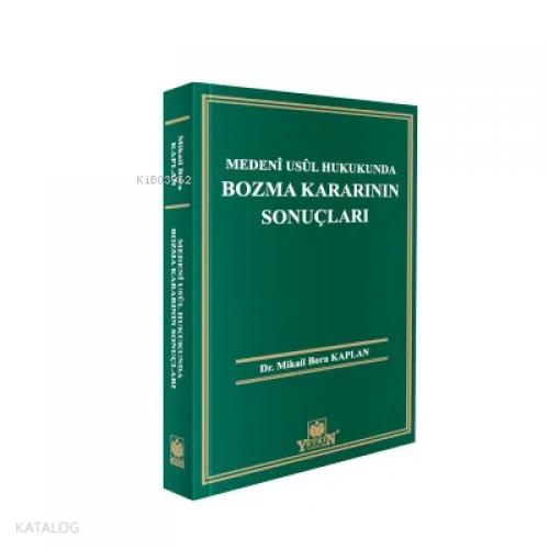 Medenî Usûl Hukukunda Bozma Kararının Sonuçları  Frontansicht 1