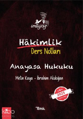 Anayasa Hukuku;Hakimlik Ders Notları  Frontansicht 1