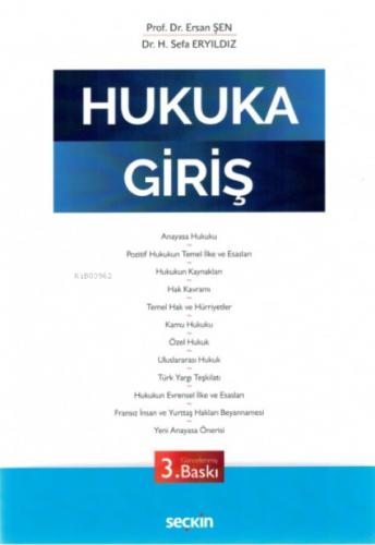 Hukuka Giriş 2.Baskı ( Şen-Eryıldız)  Frontansicht 1