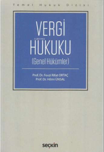 Vergi Hukuku Genel Hükümler (THD)  Frontansicht 1