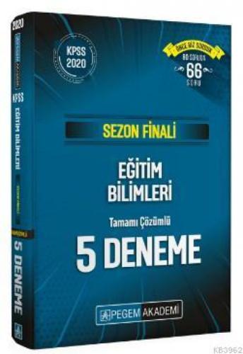 Sezon Finali Eğitim Bilimleri  Tamamı Çözümlü 5 Deneme  Frontansicht 1