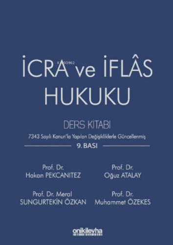 İcra ve İflas Hukuku Ders Kitab  Frontansicht 1
