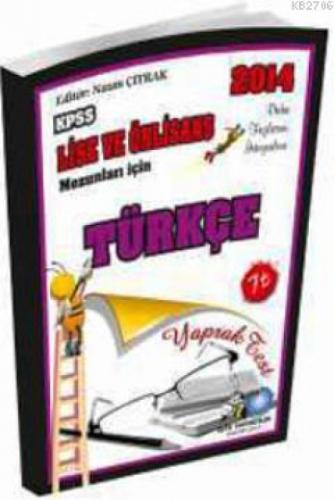 KPSS Lise - Önlisans Türkçe Yaprak Test 2014  Frontansicht 1