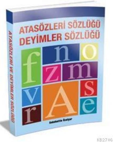 Atasözleri Sözlüğü ve Deyimler Sözlüğü  Frontansicht 1