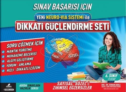 Dikkati Güçlendirme Seti 6. Sınıf 12 Yaþ (3 Kitap Takım)  Frontansicht 1