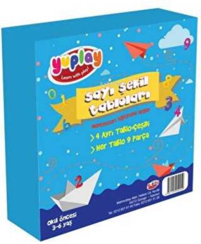 Sayı Şekil Tabloları - 36 Parça  Frontansicht 1