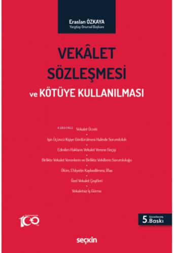Vekâlet Sözleşmesi ve Kötüye Kullanılması  Frontansicht 1