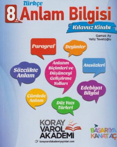 8. Sınıf Türkçe Anlam Bilgisi  Frontansicht 1