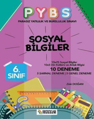 6. Sınıf PYBS Sosyal Bilgiler 10 Deneme  Frontansicht 1