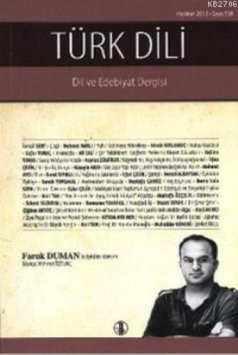 Türk Dili Sayı: 738  Frontansicht 1