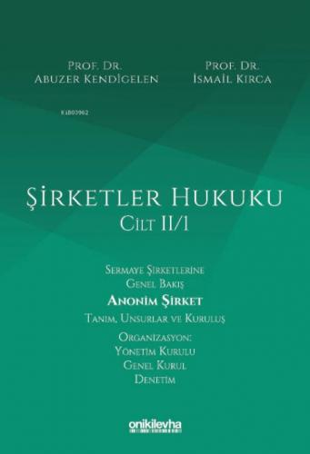 Şirketler Hukuku - Cilt II/1  Frontansicht 1