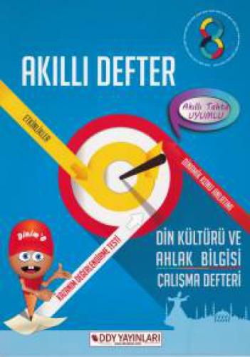 8. Sınıf Din Kültürü ve Ahlak Bilgisi Akıllı Defter  Frontansicht 1