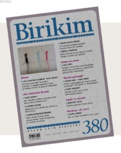 Birikim Sayı 380 - Aralık  Frontansicht 1