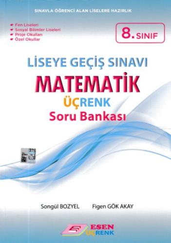 8. Sınıf LGS Matematik Üçrenk Soru Bankası  Frontansicht 1
