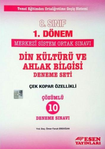 8. Sınıf TEOG 1 Din Kültürü ve Ahlak Bilgisi Deneme Seti  Frontansicht 1