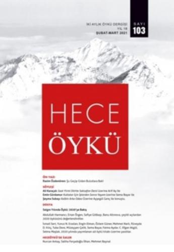 Hece İki Aylık Öykü Dergisi Sayı: 103 Şubat - Mart 2021  Frontansicht 1