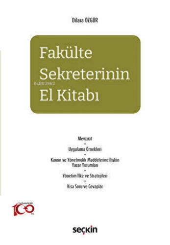 Fakülte Sekreterinin El Kitabı  Frontansicht 1