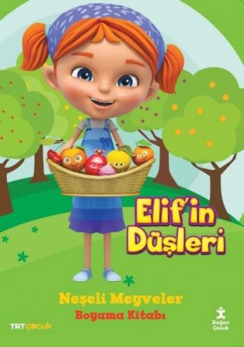 TRT Çocuk Elif'in Düşleri Neşeli Meyveler Boyama Kitabı  Frontansicht 1