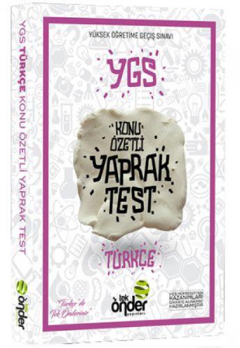 YGS Konu Özetli Yaprak Testi  Frontansicht 1