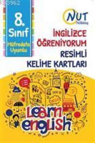8. Sınıf İngilizce Öğreniyorum Resimli Kelime Kartları  Frontansicht 1