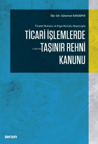Ticari İşlemlerde Taşınır Rehni Kanunu  Frontansicht 1