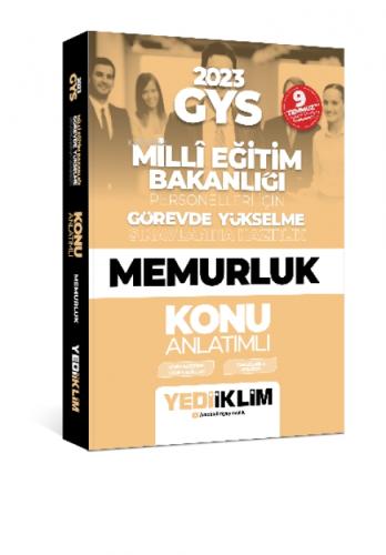 Yediiklim 2023 GYS Millî Eğitim Bakanlığı Görevde Yükselme Sınavı Memurluk Konu Anlatımı  Frontansicht 1