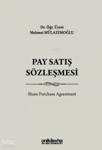Pay Satış Sözleşmesi (Ciltli)  Frontansicht 1