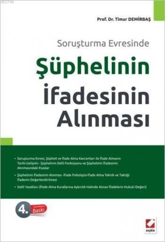 Soruşturma Evresinde Şüphelinin İfadesinin Alınması  Frontansicht 1