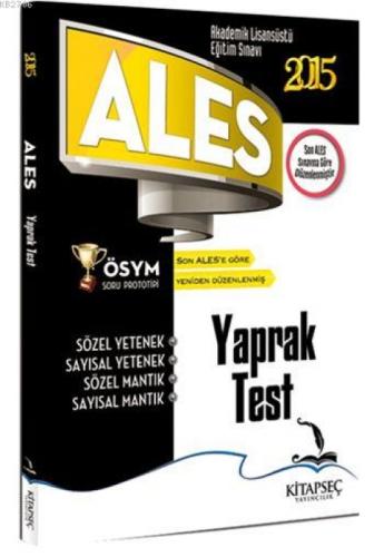Ales Yaprak Test - Sayısal ve Sözel Yetenek 2015  Frontansicht 1