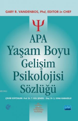 Apa Yaşam Boyu Gelişim Psikolojisi Sözlüğü  Frontansicht 1