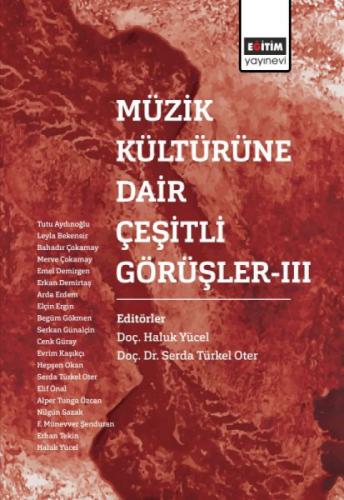 Müzik Kültürüne Dair Çeşitli Görüşler-III  Frontansicht 1