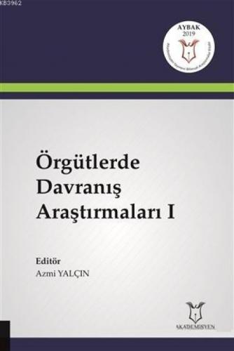 Örgütlerde Davranış Araştırmaları I ( Aybak 2019 Mart )  Frontansicht 1