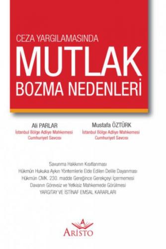 Ceza Yargılamasında Mutlak Bozma Nedenleri  Frontansicht 1