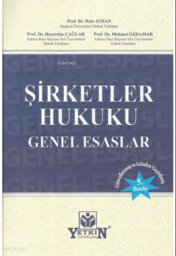 Şirketler Hukuku Genel Esaslar  Frontansicht 1