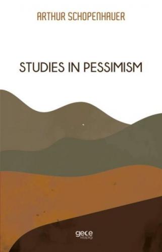 Studies In Pessimism  Frontansicht 1