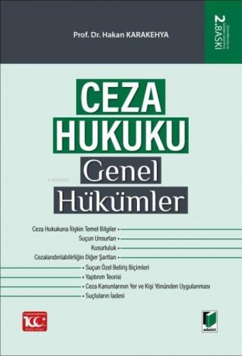 Ceza Hukuku Genel Hükümler  Frontansicht 1