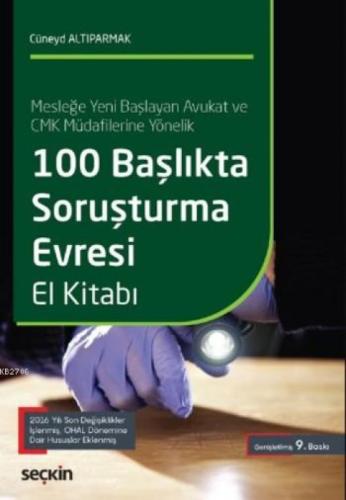 100 Başlıkta Soruşturma Evresi El Kitabı  Frontansicht 1