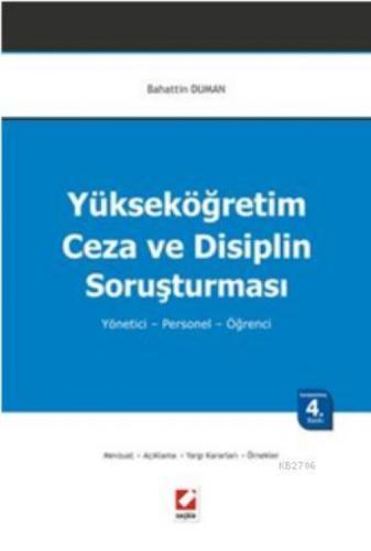 Yükseköğretim Ceza ve Disiplin Soruşturması  Frontansicht 1