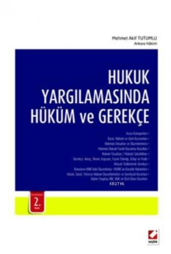 Hukuk Yargılamasında Hüküm ve Gerekçe  Frontansicht 1