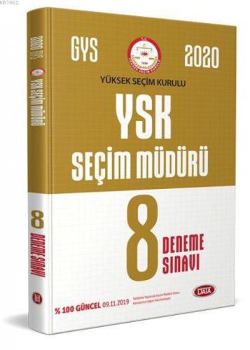 Data Yayınları 2020 GYS YSK Seçim Müdürü 8 Deneme  Frontansicht 1