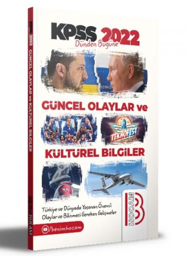2022 KPSS Dünden Bugüne Kültürel Olaylar ve Güncel Bilgiler Benim Hocam Yayınları  Frontansicht 1