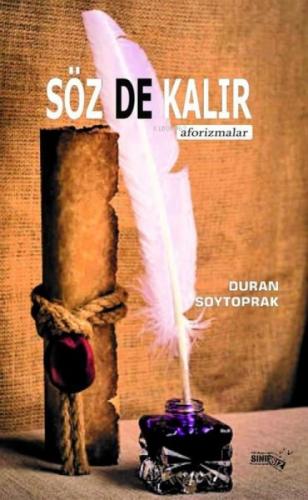 Söz De Kalır;Aforizmalar  Frontansicht 1