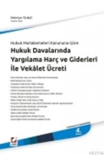 Hukuk Muhakemeleri Kanununa Göre Hukuk Davalarında Yargılama Harç ve Giderleri ile Vekalet Ücreti  Frontansicht 1
