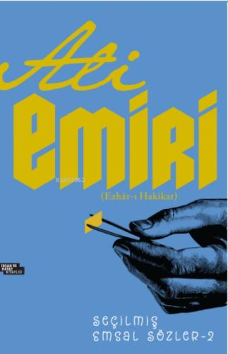 Ali Emiri Seçilmiş Emsal Sözler-2  Frontansicht 1