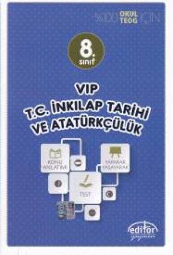 8. Sınıf Vip T.C. İnkılap Tarihi ve Atatürkçülük Konu Anlatımlı  Frontansicht 1