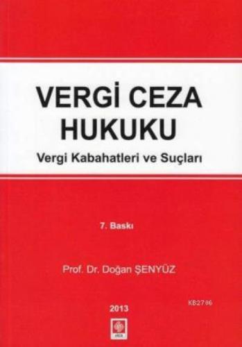 Vergi Ceza Hukuku  Frontansicht 1